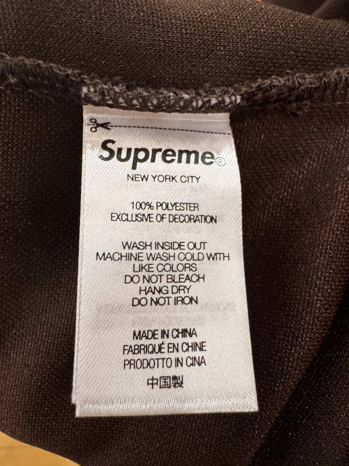Supreme x Mitchell & Ness Jersey Brown Orange Size XL