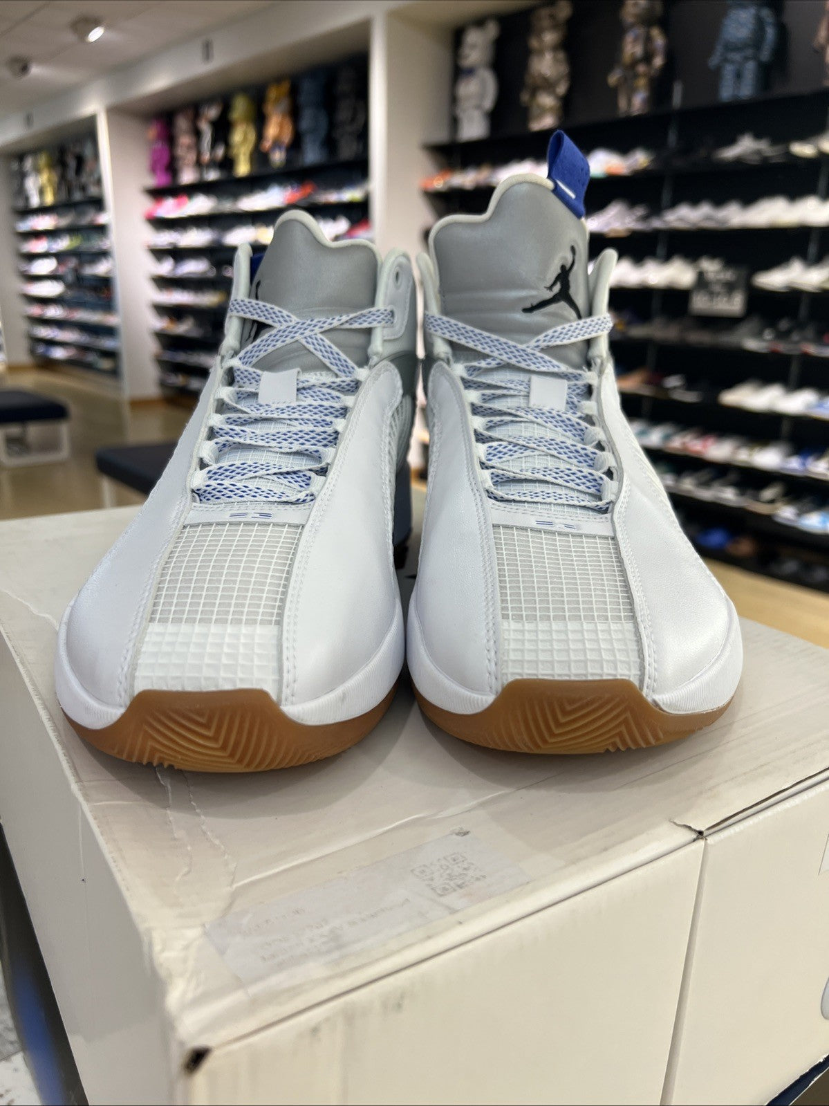 Nike Air Jordan XXXV SH White Black Hyper Royal Sz 12