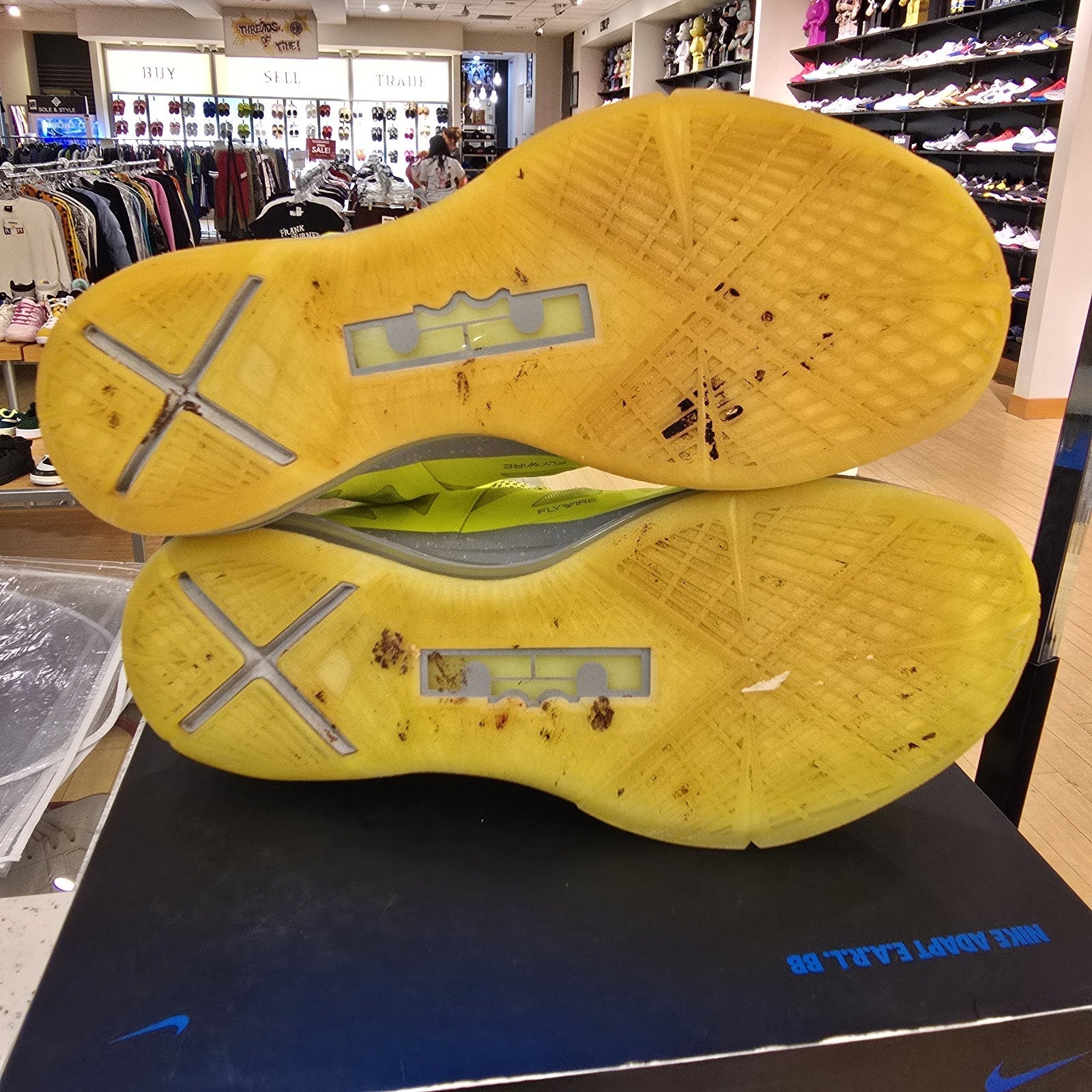 Size 12 - Nike LeBron 10 Volt - 541100-700