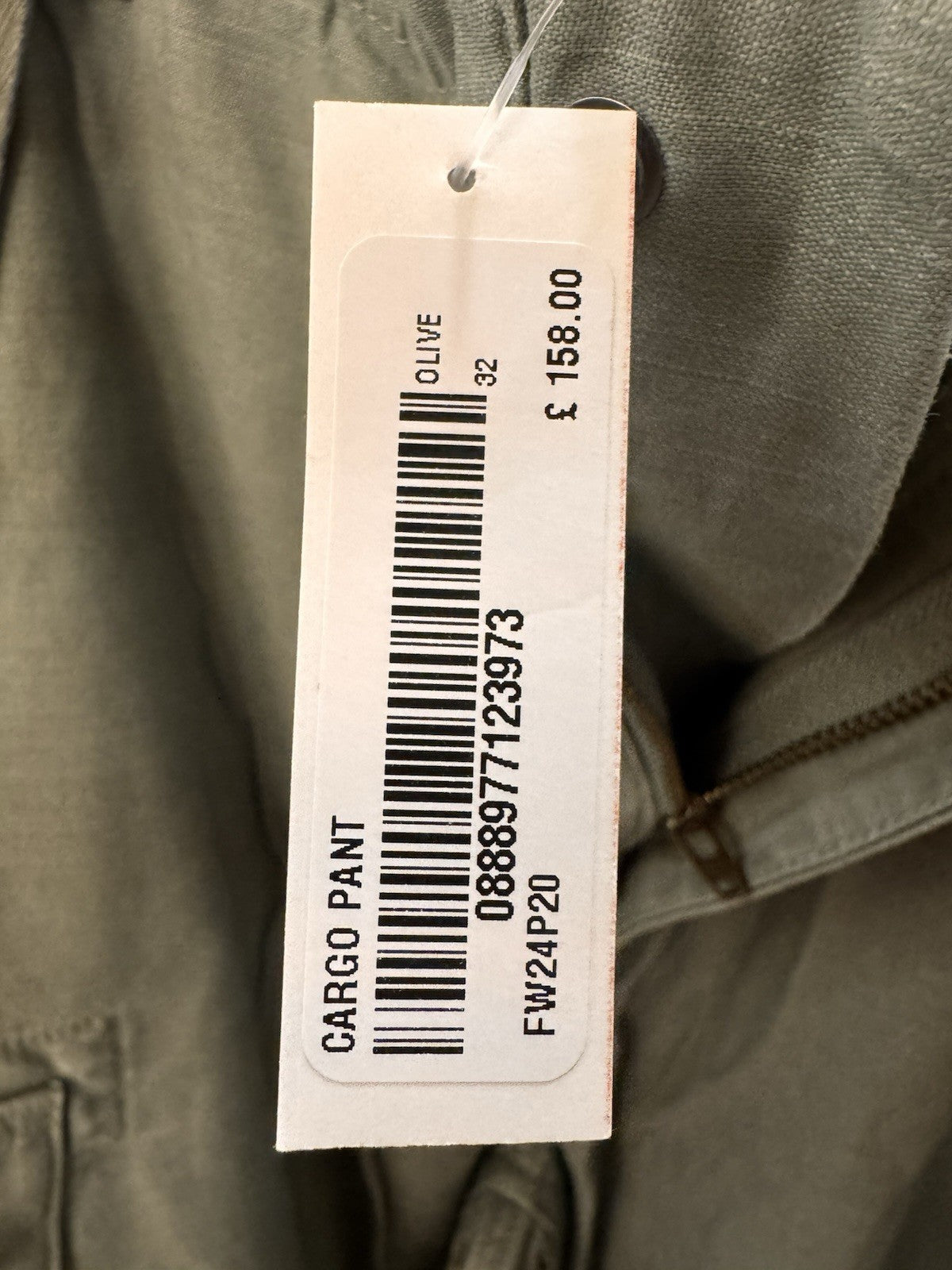 Supreme Olive Cargo Pants Size 32