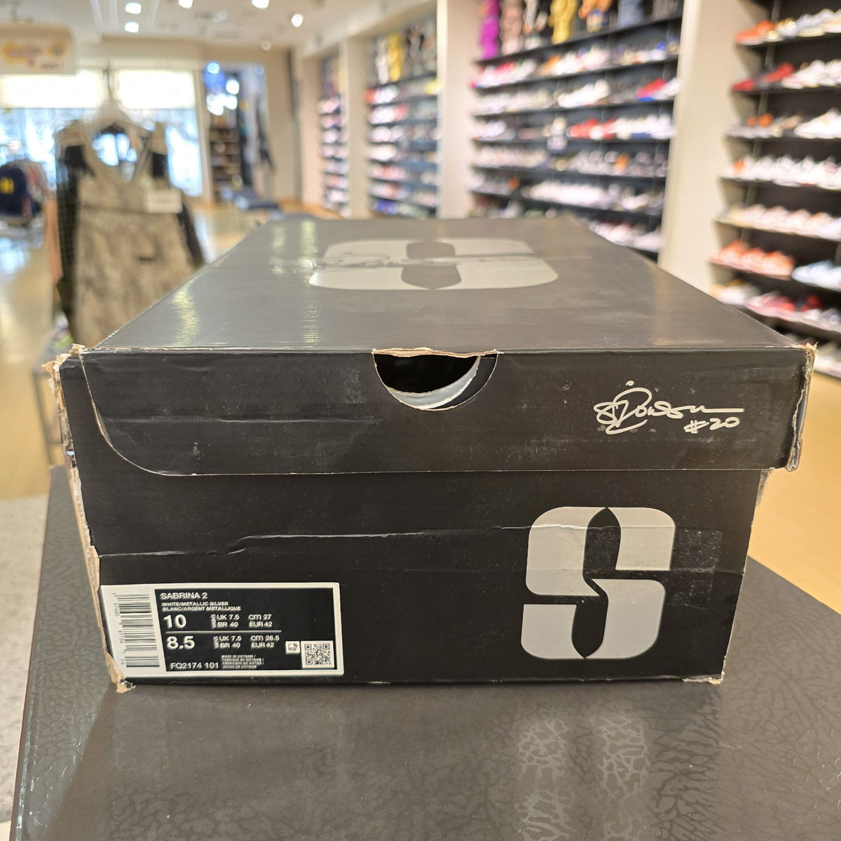 Size 10 - Nike Sabrina 2 White Noise Women's