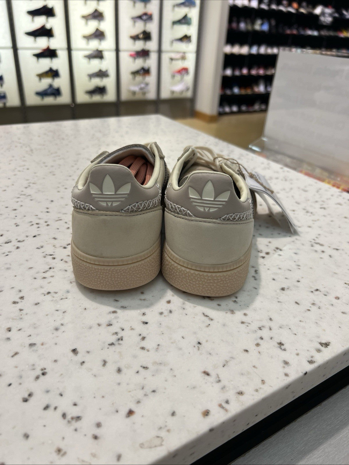 Adidas Handball Spezial 'Cream White Wonder Beige' Womens Sz 5.5 NO BOX / DEFECT
