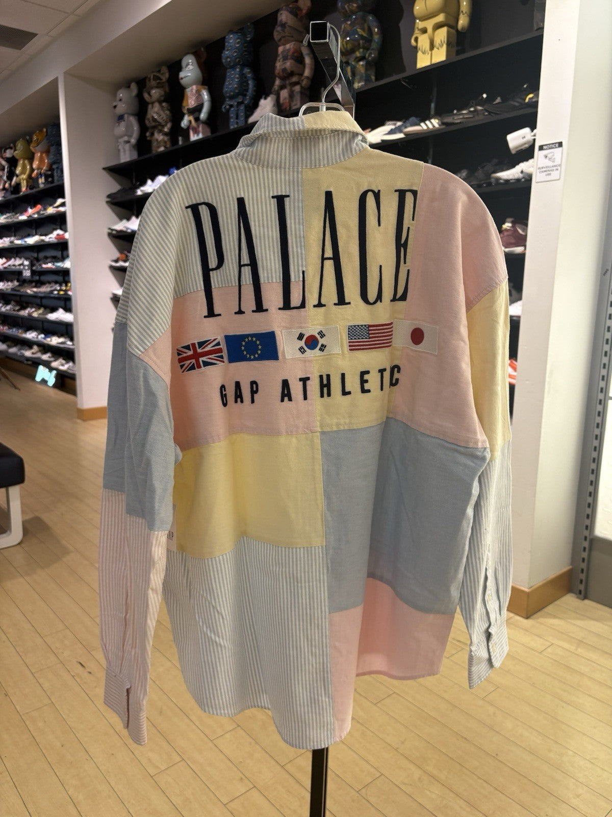 Palace x Gap Drop Shoulder Oxford Shirt Multi Size M