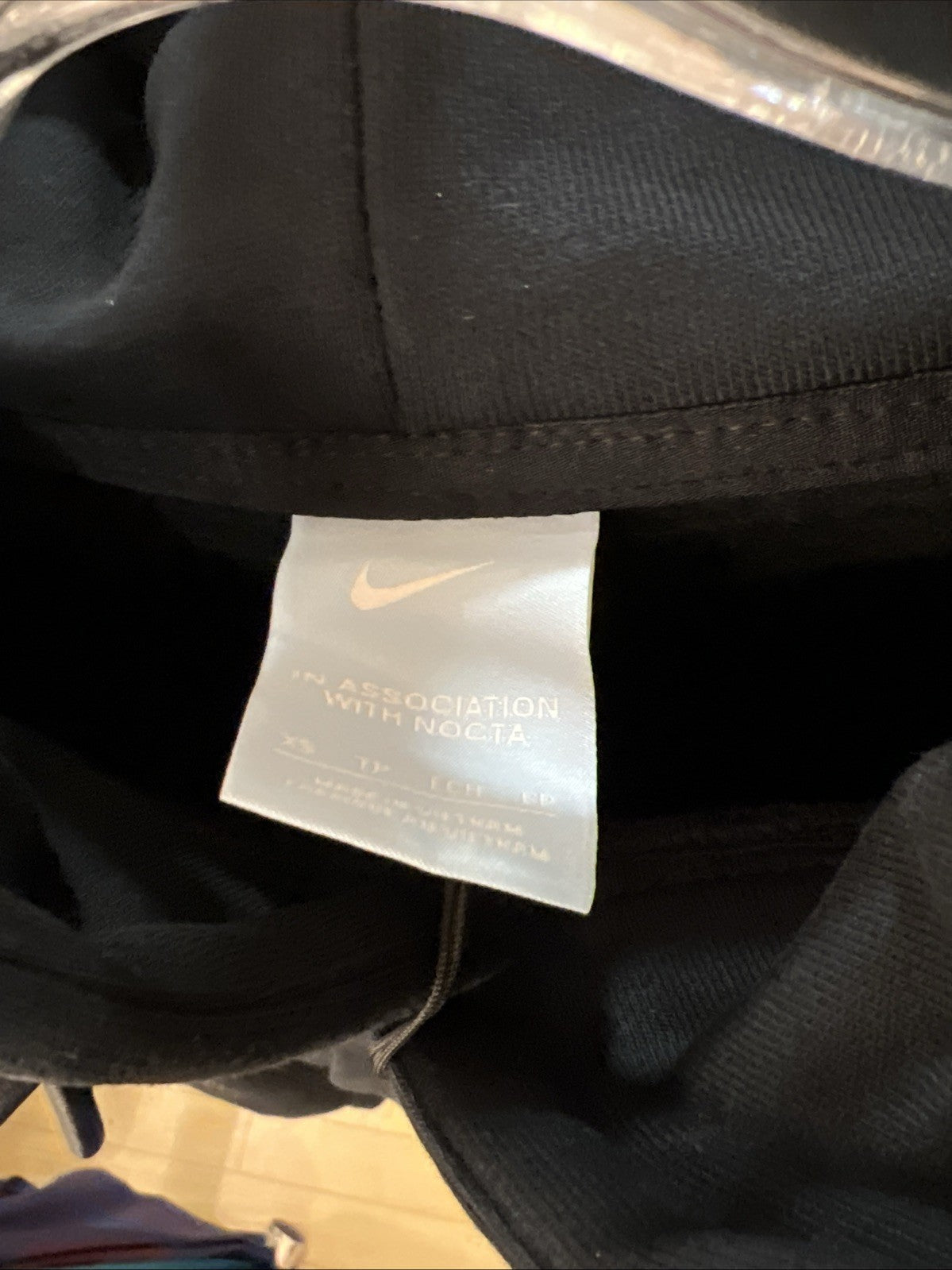 Nike NOCTA Black Hoodie Sz XS