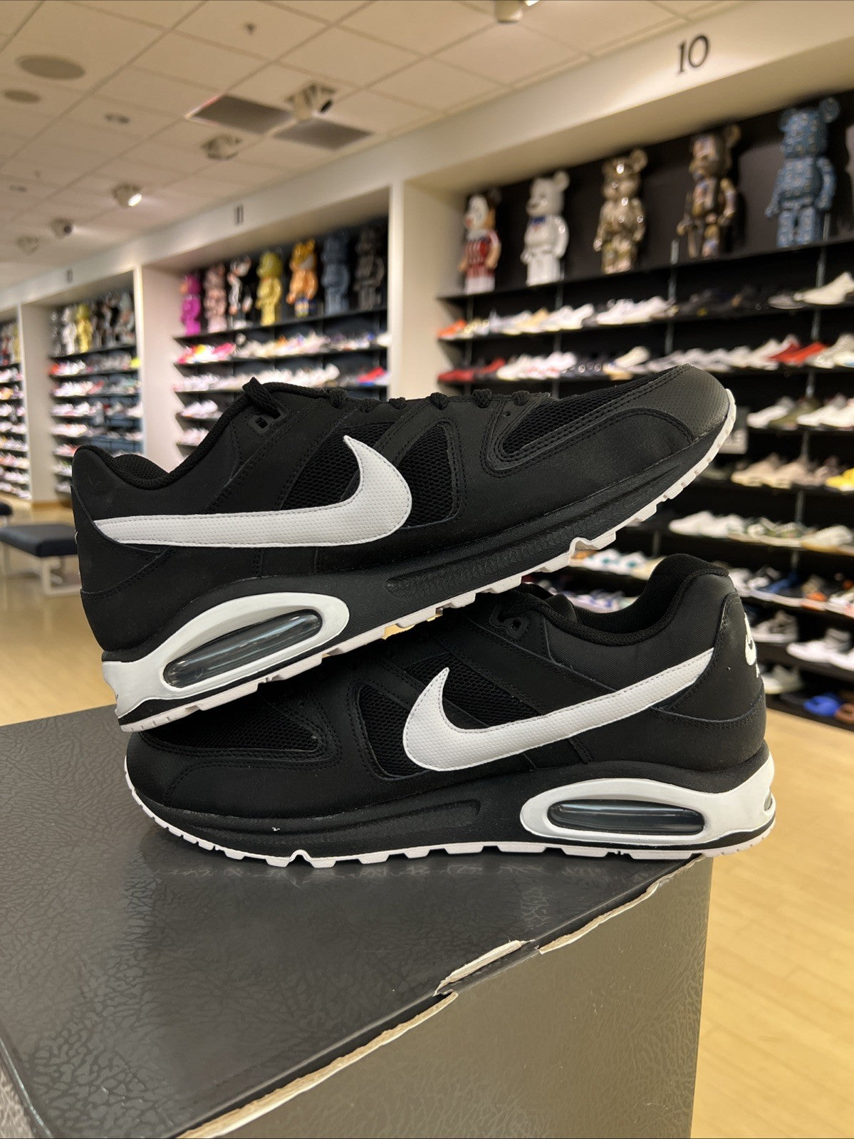 Nike Air Max Command Black White Sneakers Sz 15 DEFECT / NO BOX