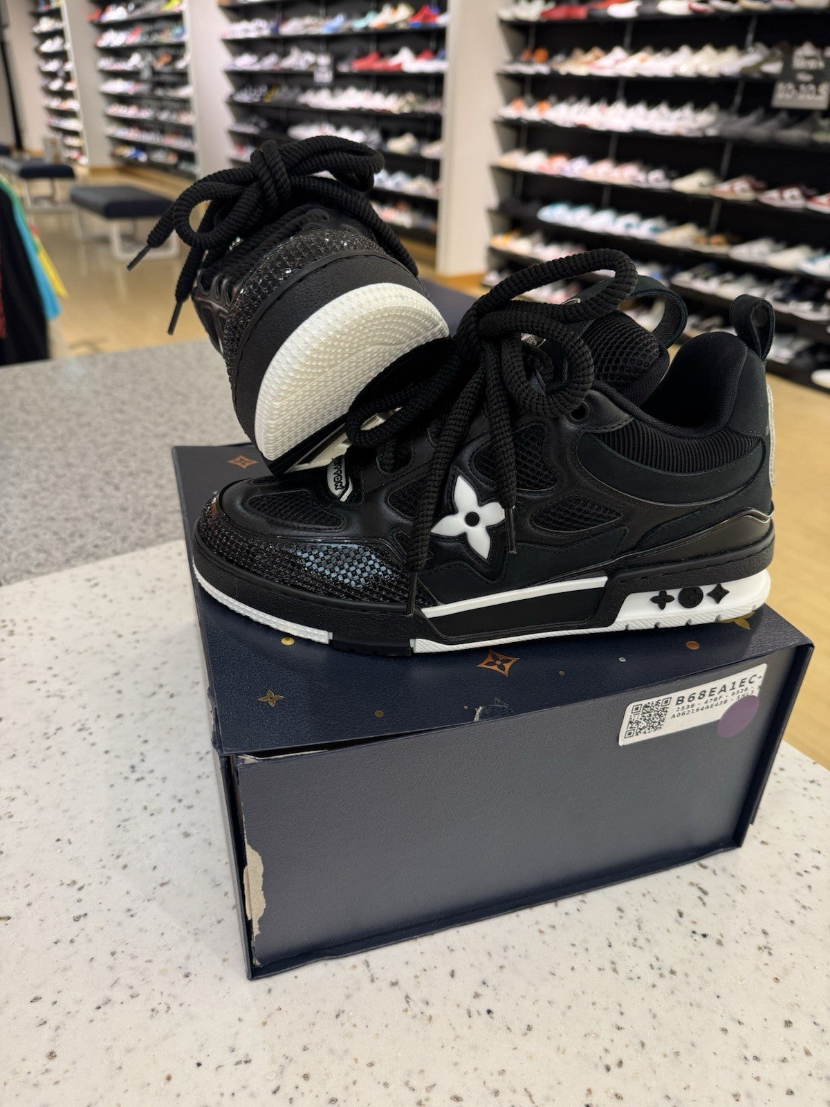 Size 6.5 - Louis Vuitton Skate Sneaker Black