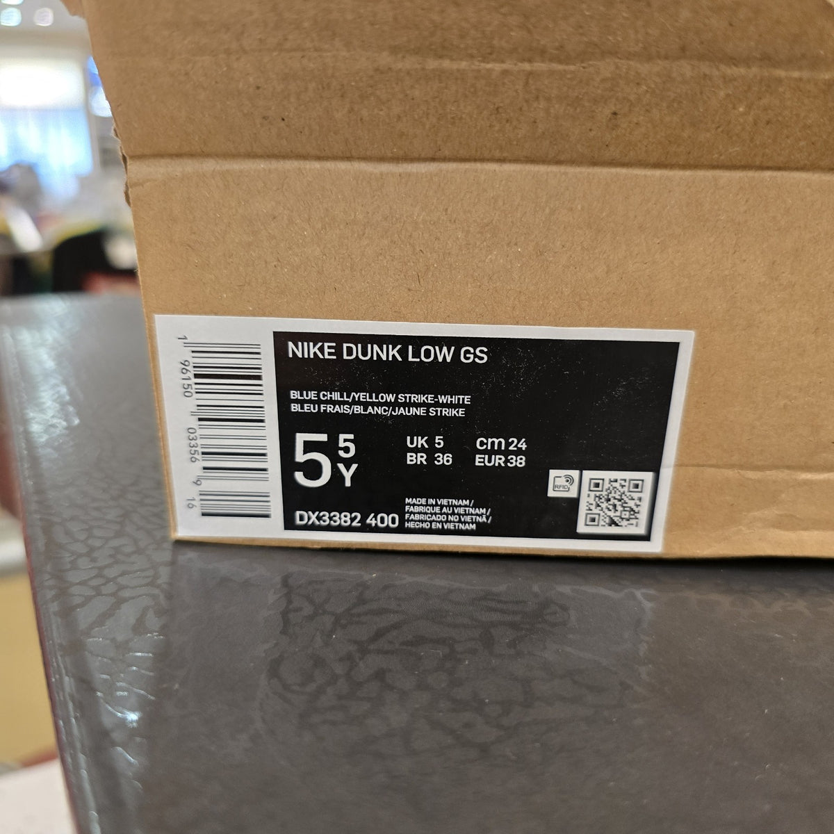 Size 5.5Y - Nike Dunk Low Next Nature Homer Simpson GS