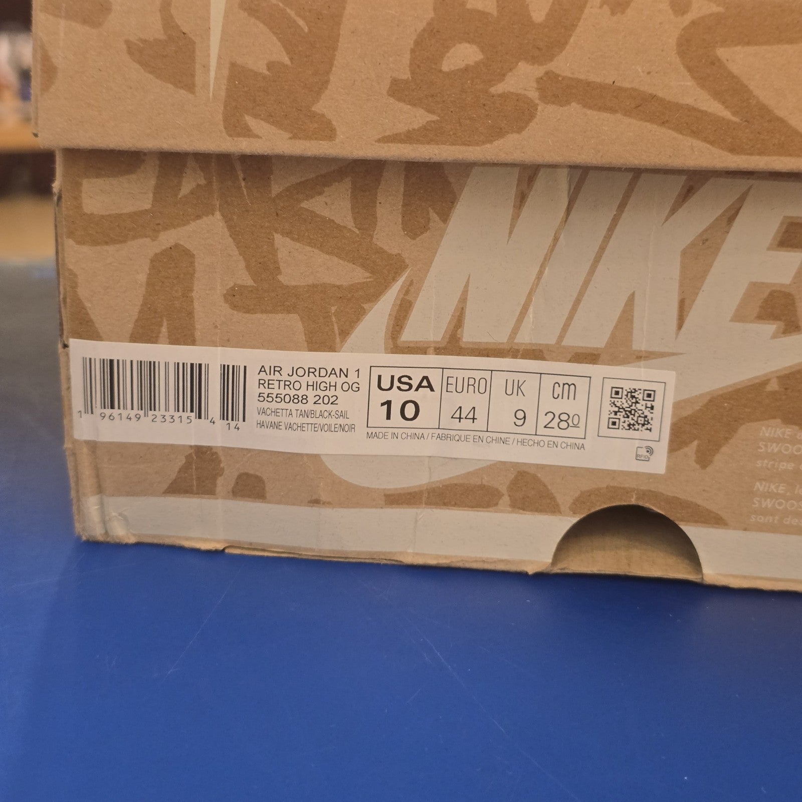 Size 10 - Jordan 1 Retro High OG Heirloom 2022