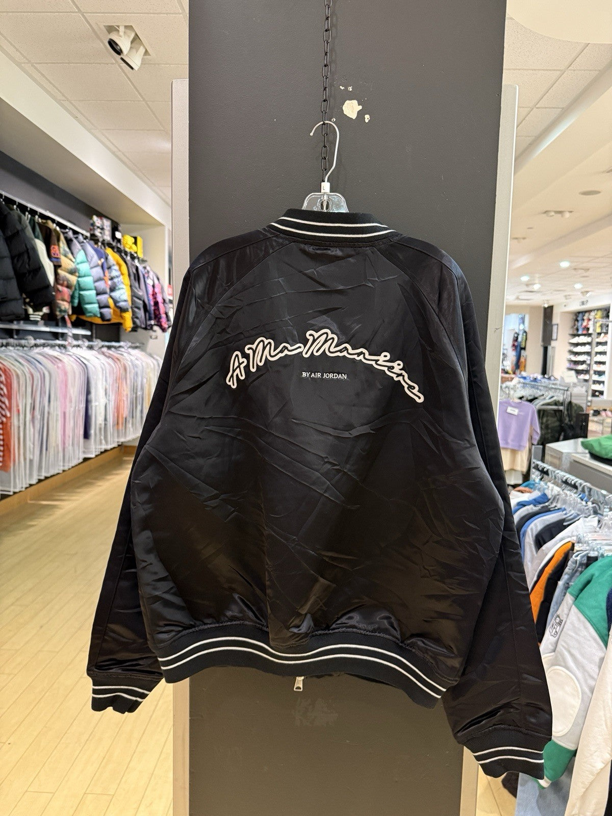 Jordan x A Ma Maniére Souvenir Jacket Black SZ L