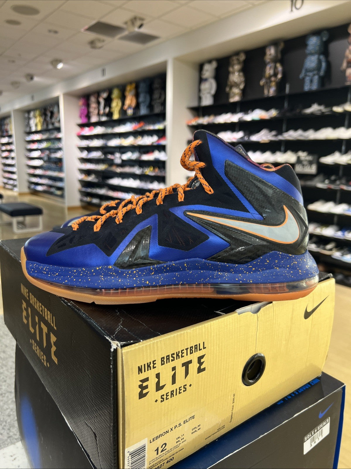Nike LeBron 10 P.S. Elite Superhero Sz 12 USED