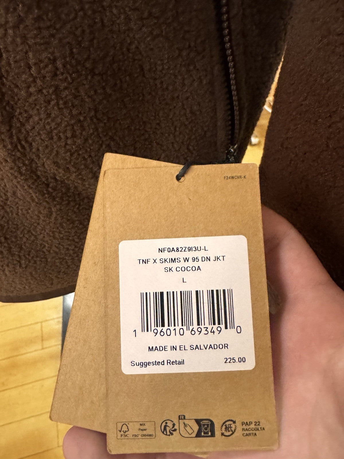 The North Face x Skims Fleece Jacket Size L