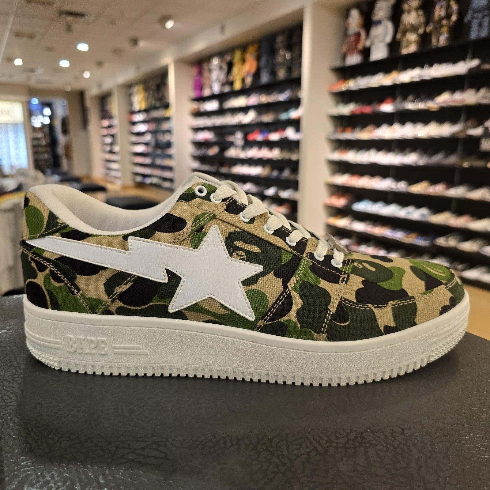 Size 12 - A Bathing Ape Bape Sta Low ABC Camo 20th Anniversary Green