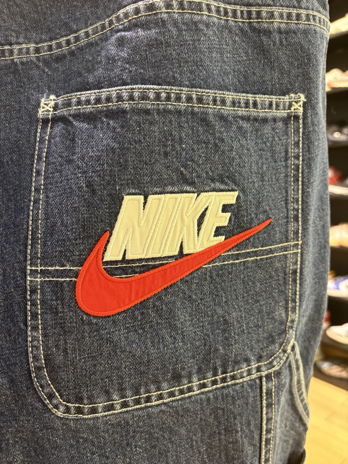Supreme Nike Denim Short Indigo Size 38