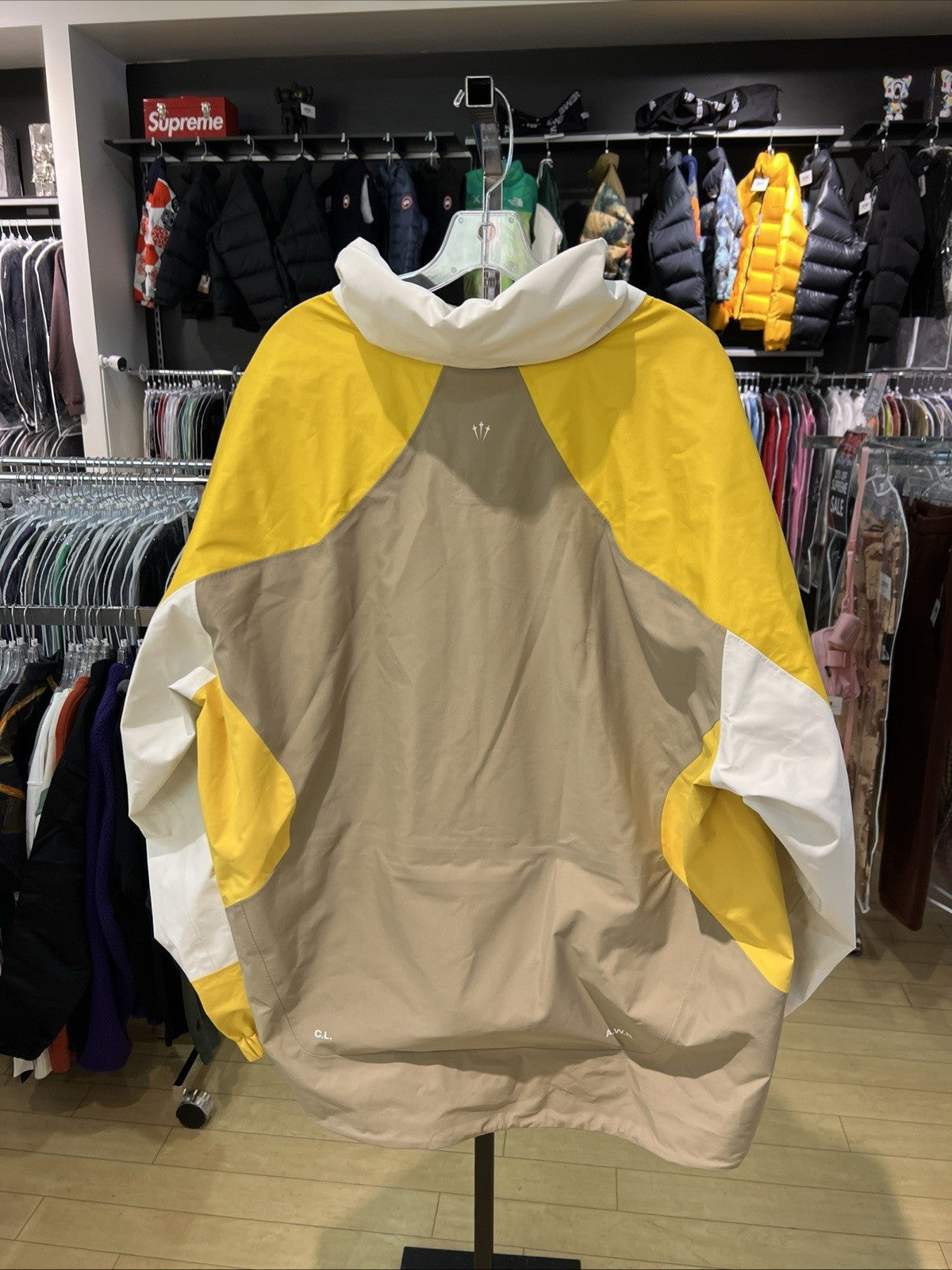 Nike NOCTA L'Art Bala Tech Jacket Yellow Vivid Sulfur SZ XXL