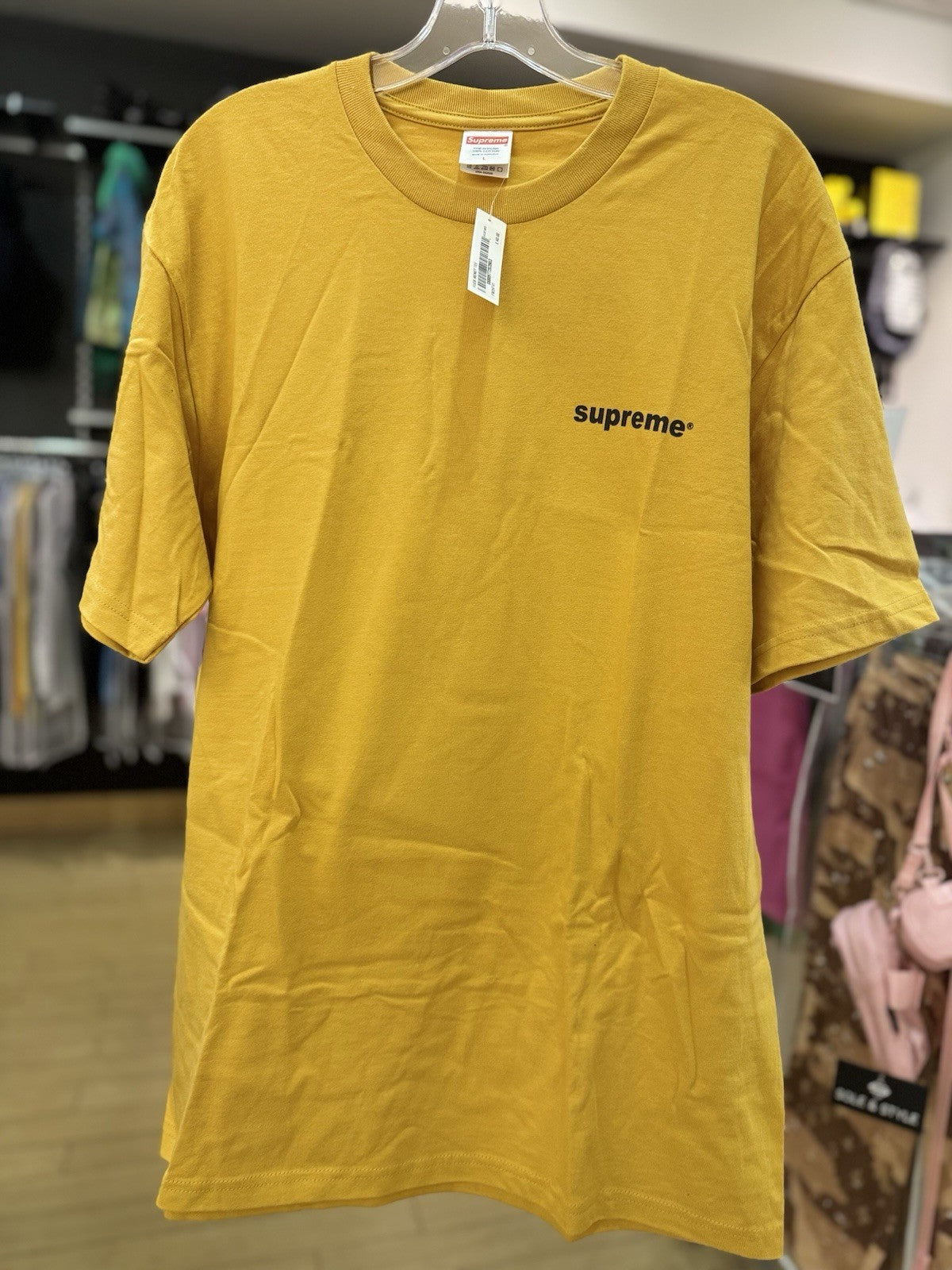Supreme F$&K Money Tee Mustard Size Large