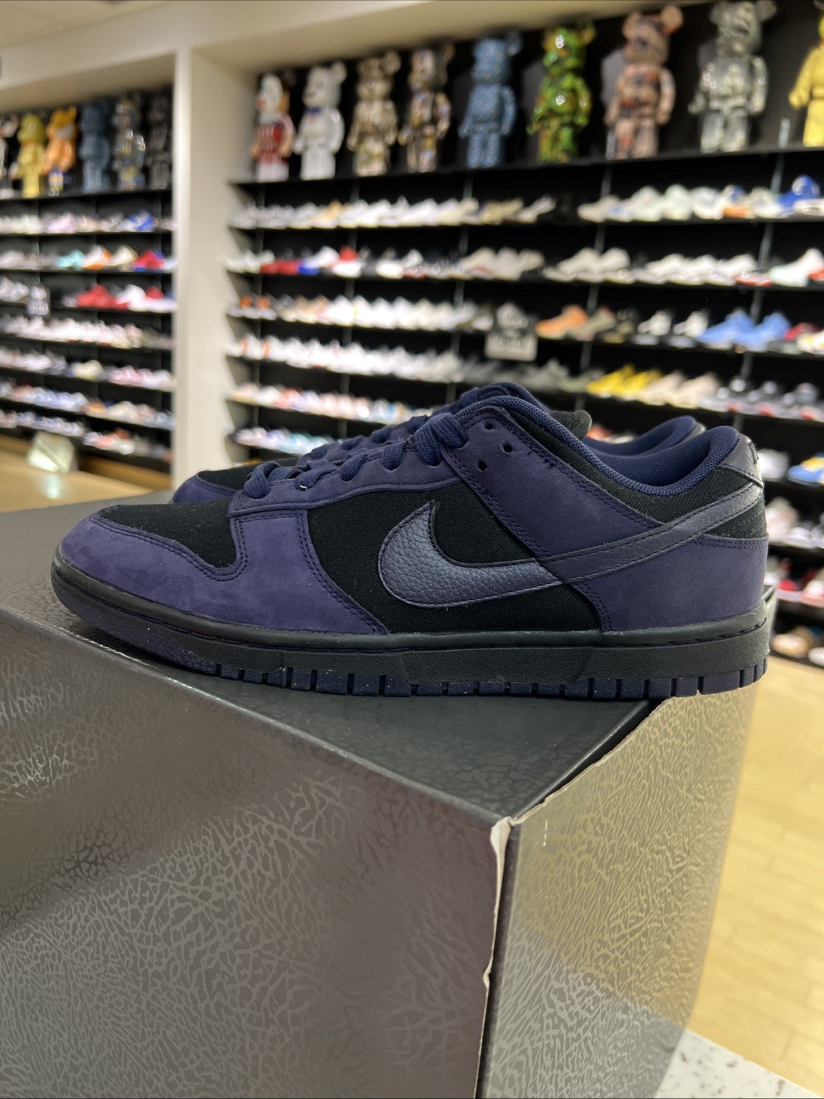 Nike Dunk Low LX Shoes "Purple Ink" Black Womens Sz 10/8.5M