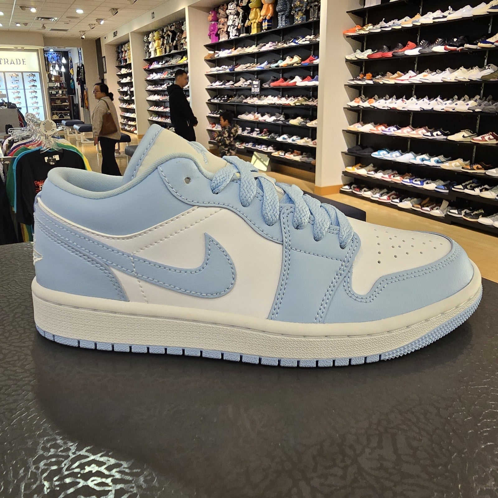 Size 7.5 -  Air Jordan 1 Low Ice Blue Women's
