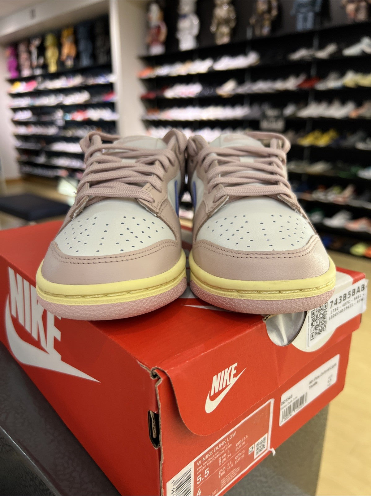 Nike Dunk Low Pink Oxford Women's Sz 5.5Y