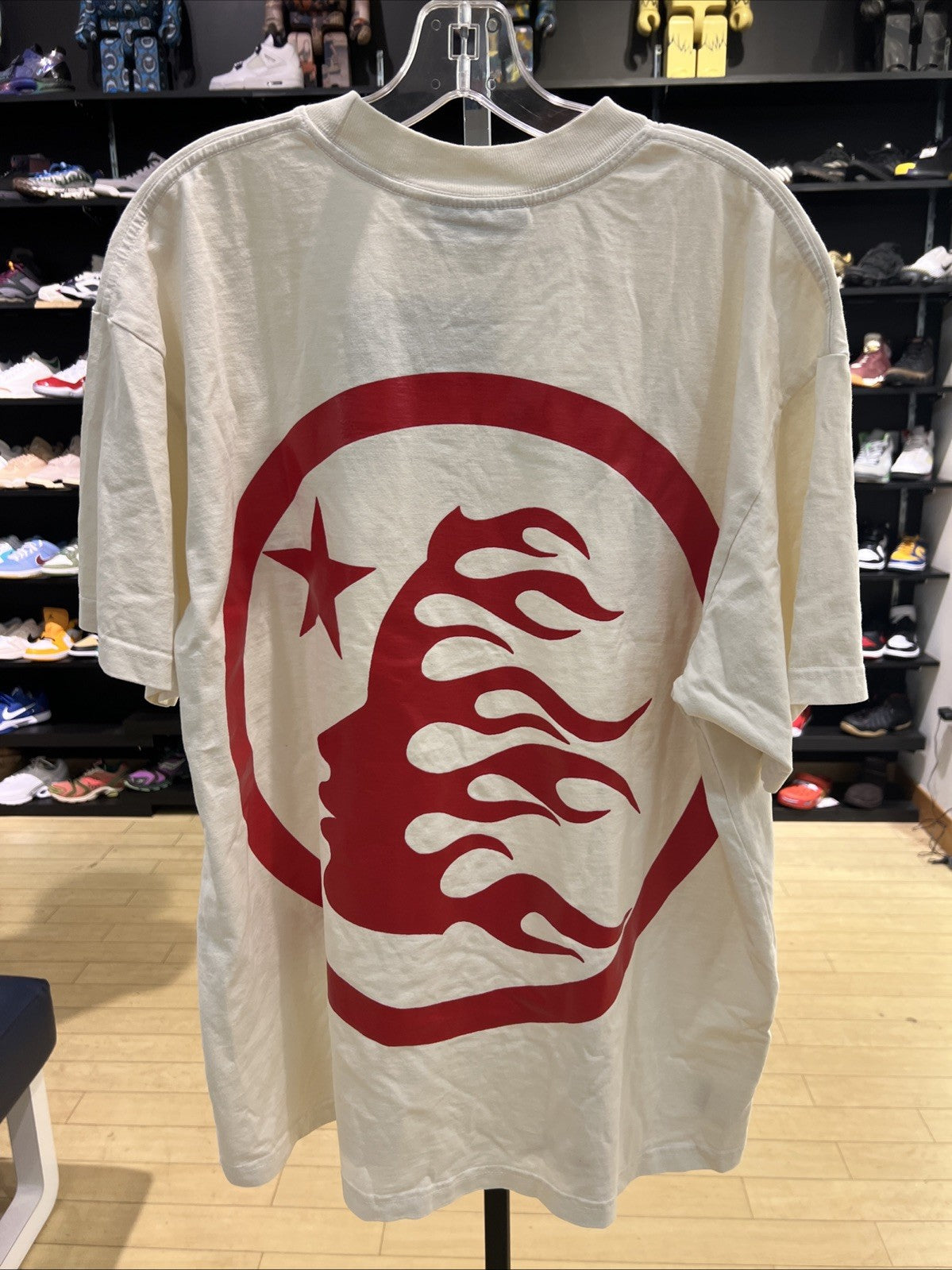 Hellstar Sport Logo Gel T-Shirt White Sz XL