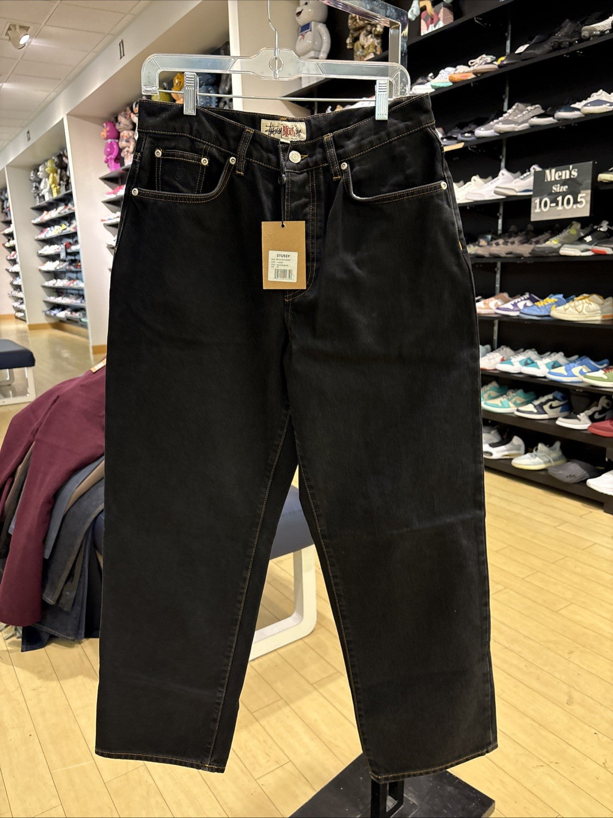 Stussy Big Ol Jean Denim Washed Black Size 29
