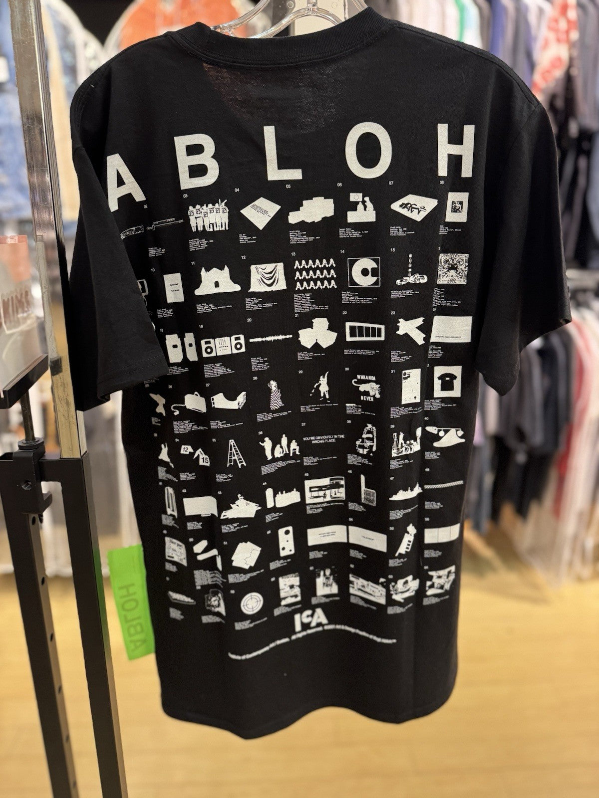 Virgil Abloh ICA Figures Of Speech Shirt Black Size Medium