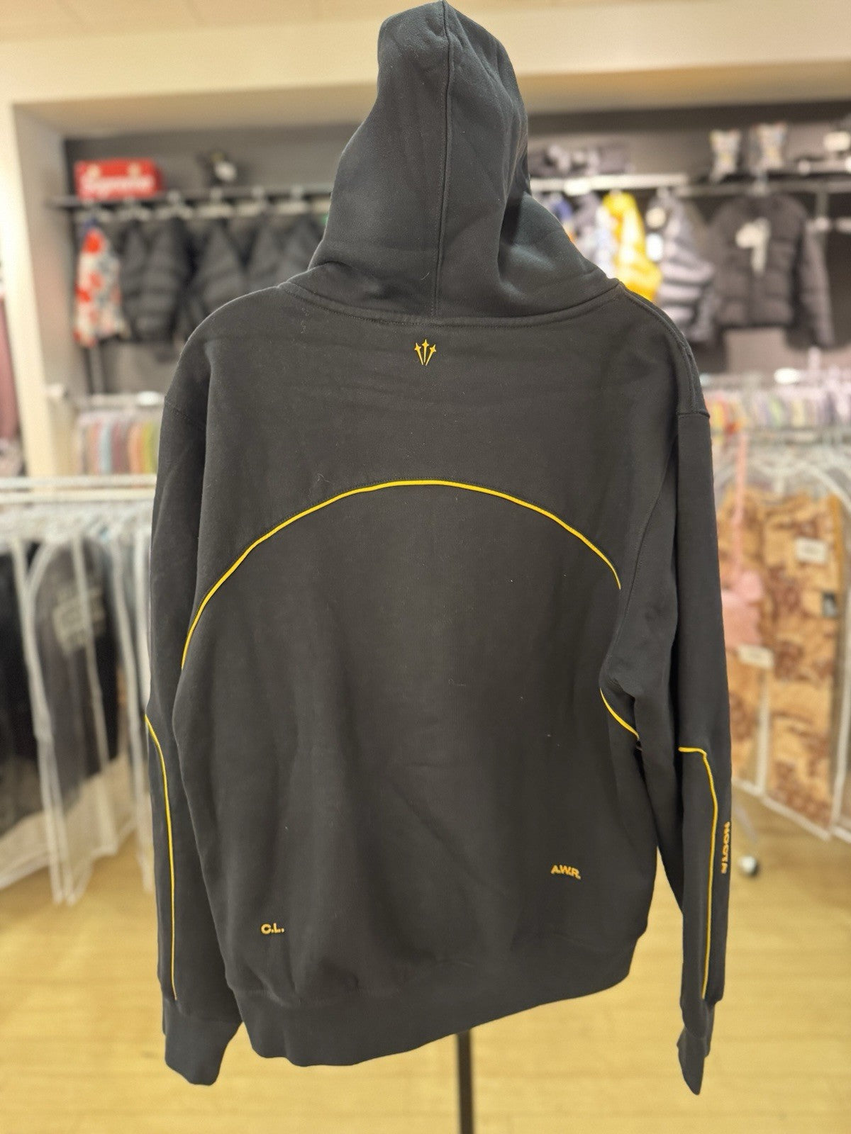 Nike Drake NOCTA Hoodie Mens Size Medium New Black Cotton Da3920-010 DEFECT