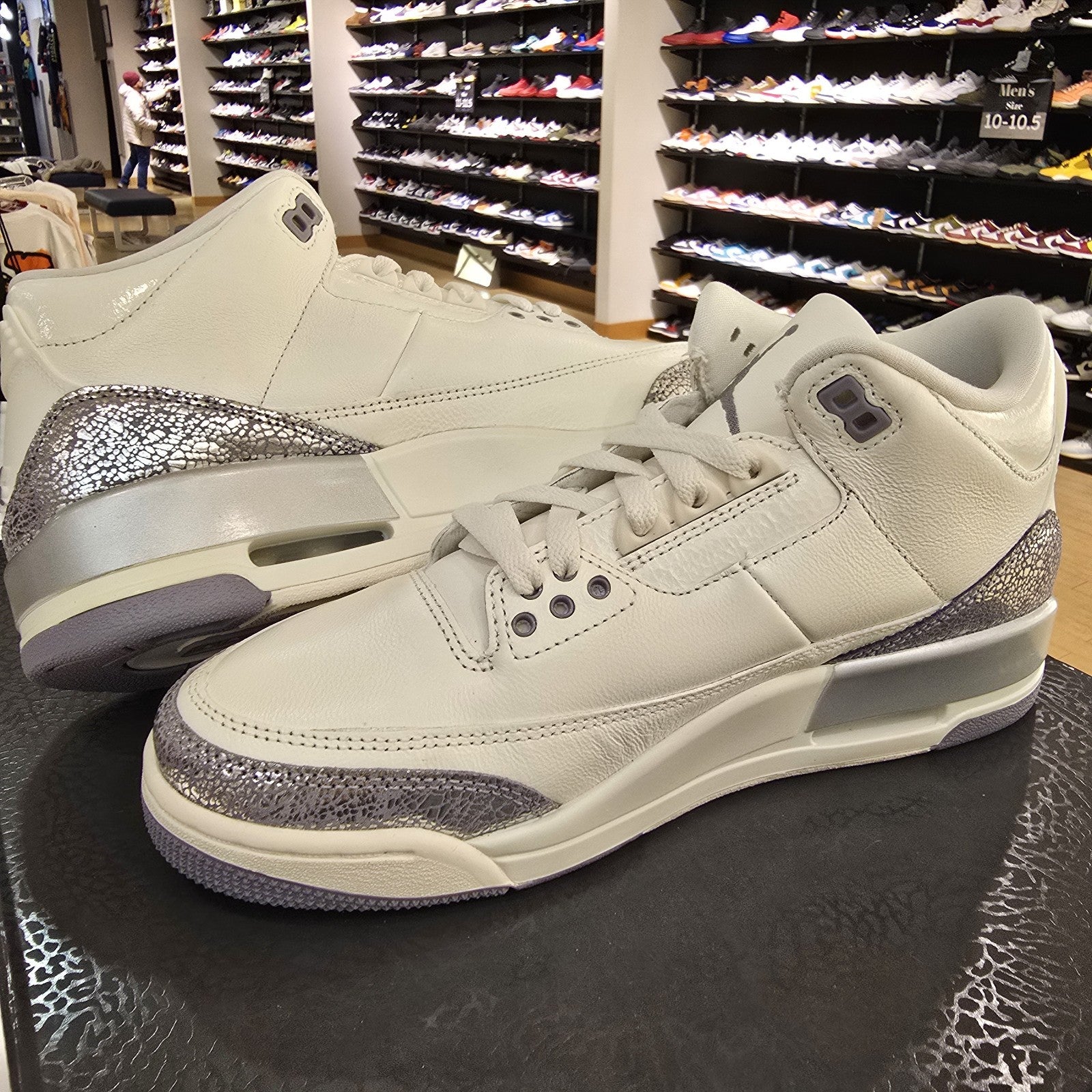 Size 9.5 - Jordan 3 Retro Sail Cement Grey (Women's)