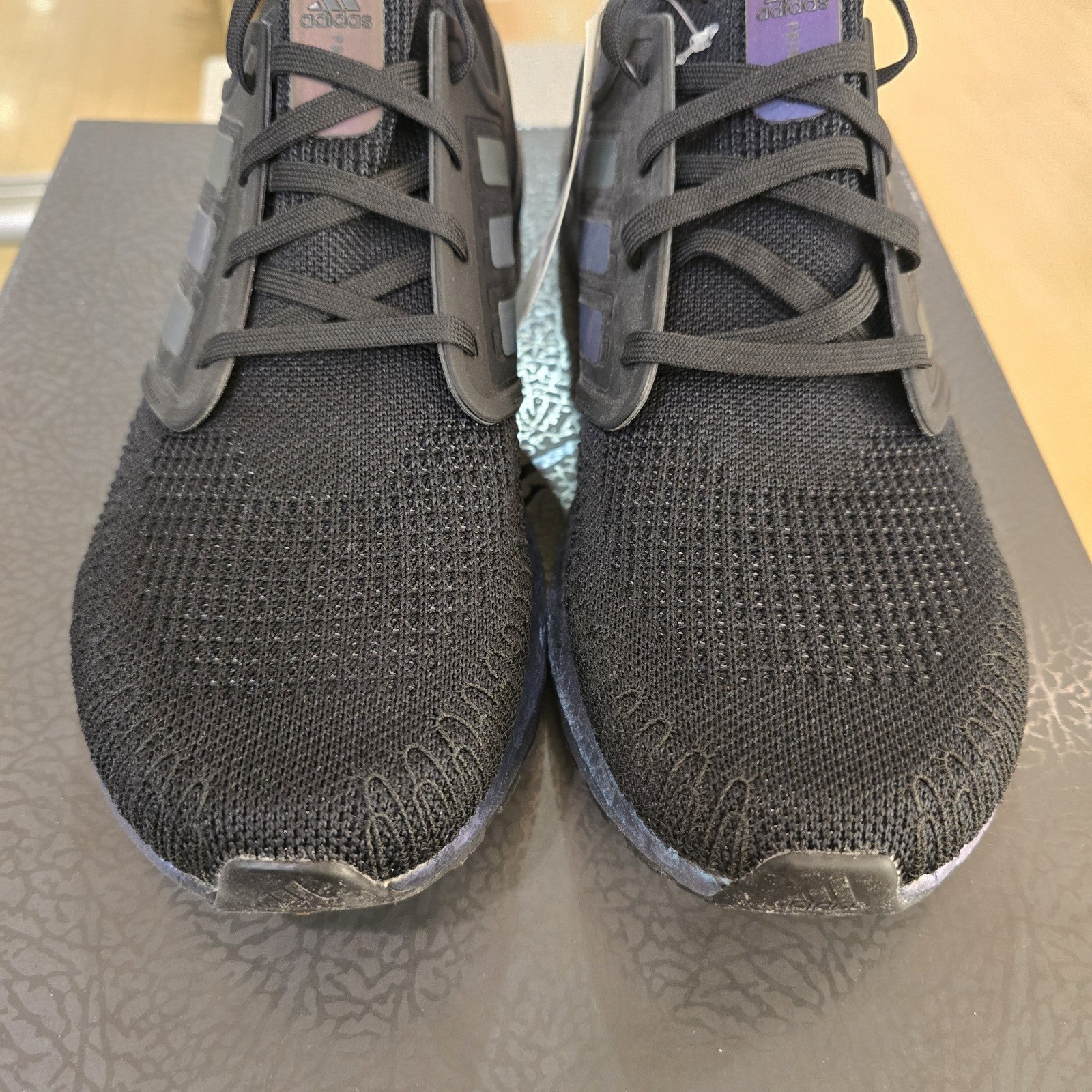 Size 11 - Adidas UltraBoost 20 Black Signal Cyan