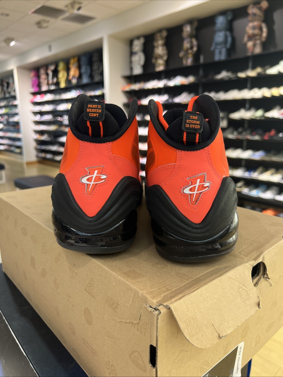 Nike Air Penny 5 Total Crimson Sz 11.5 USED