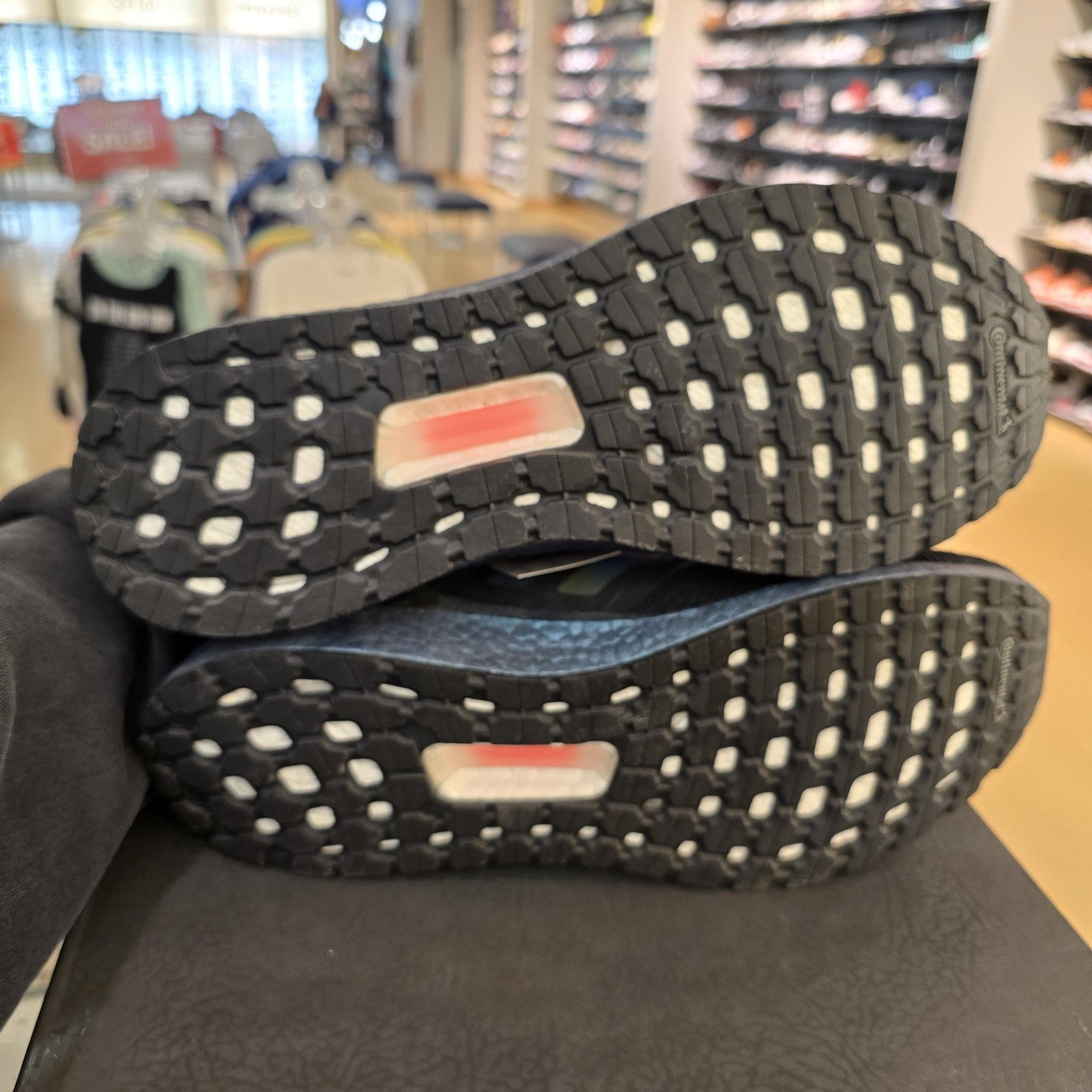 Size 11 - Adidas UltraBoost 20 Black Signal Cyan