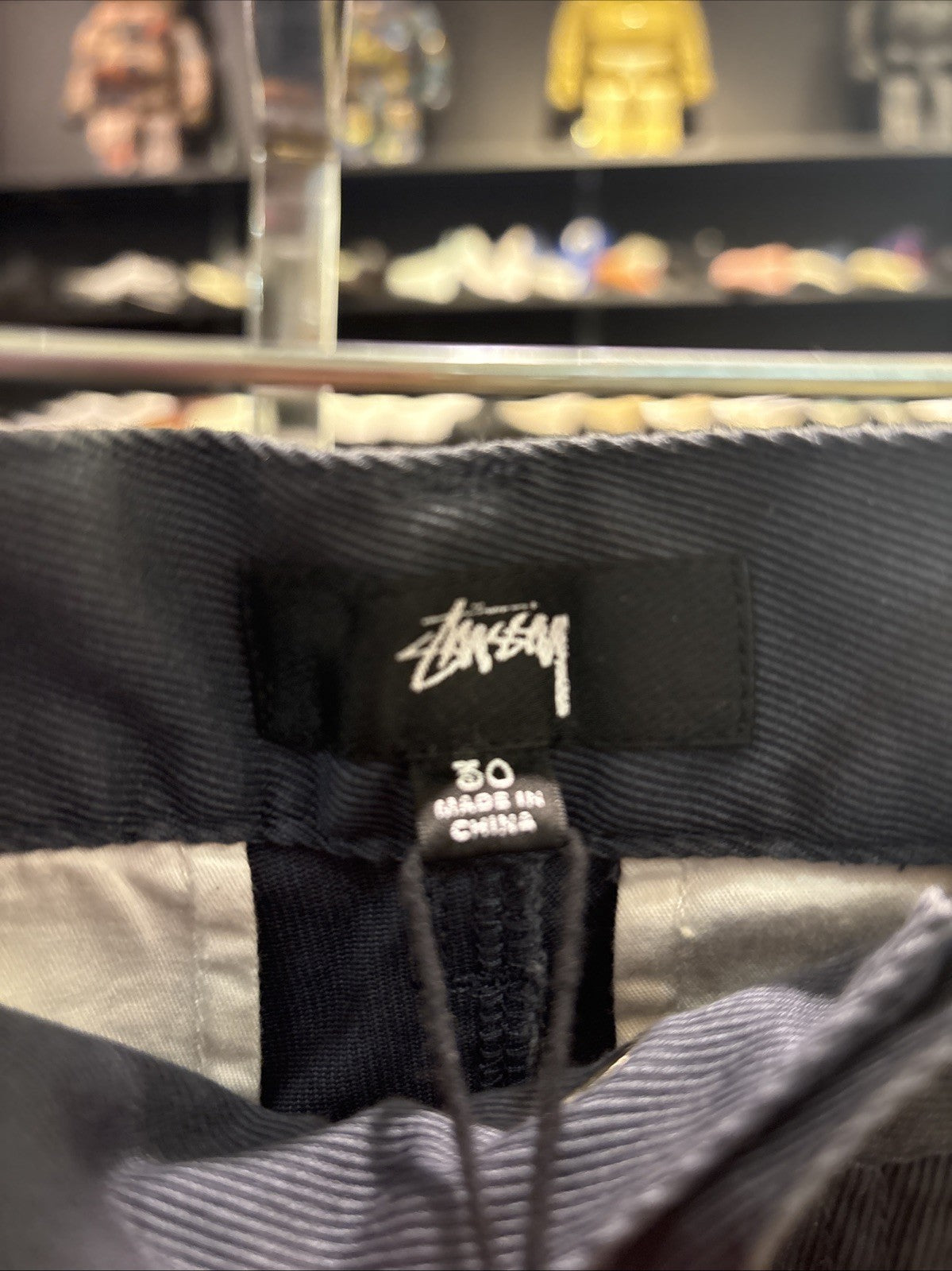 Stussy Workgear Trouser Twill Washed Navy 30”