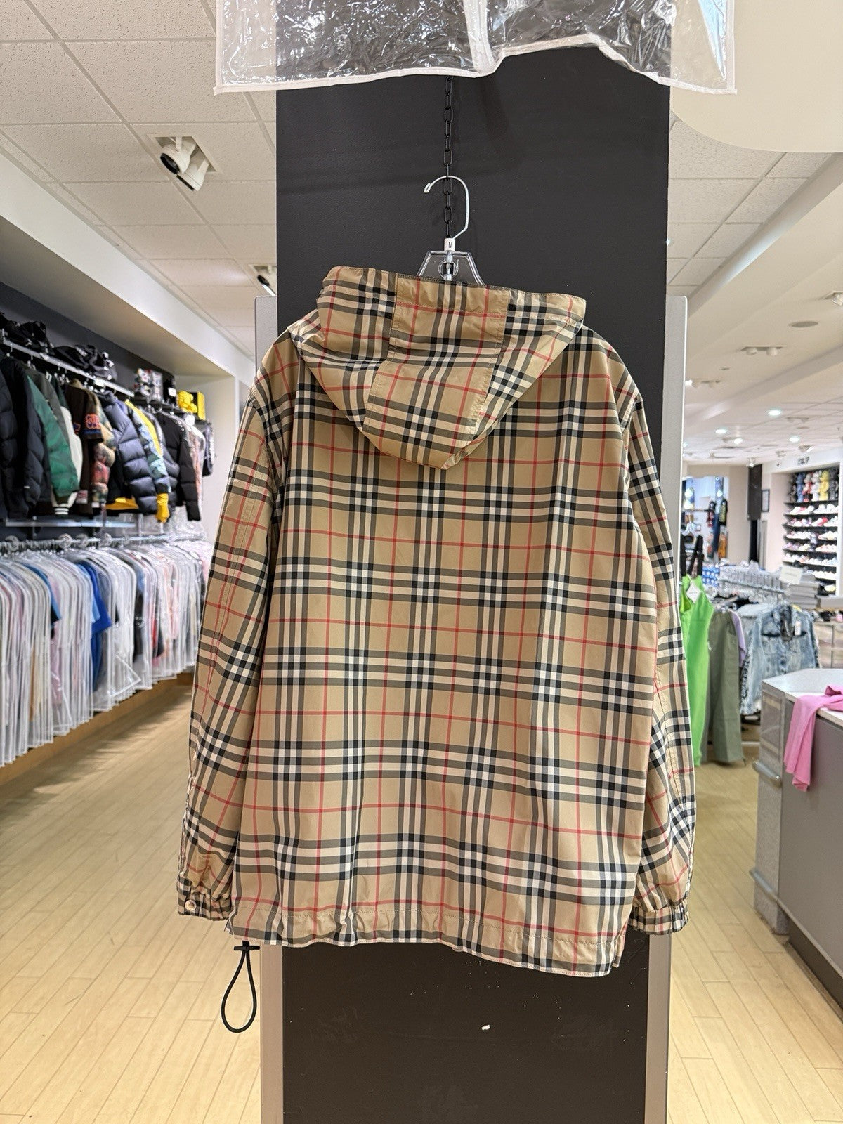 Burberry Reversible Vintage Check Jacket Sz M