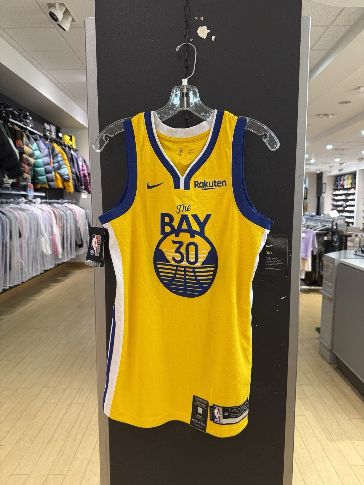 NIKE GOLDEN STATE WARRIORS STEPHEN CURRY JERSEY #30