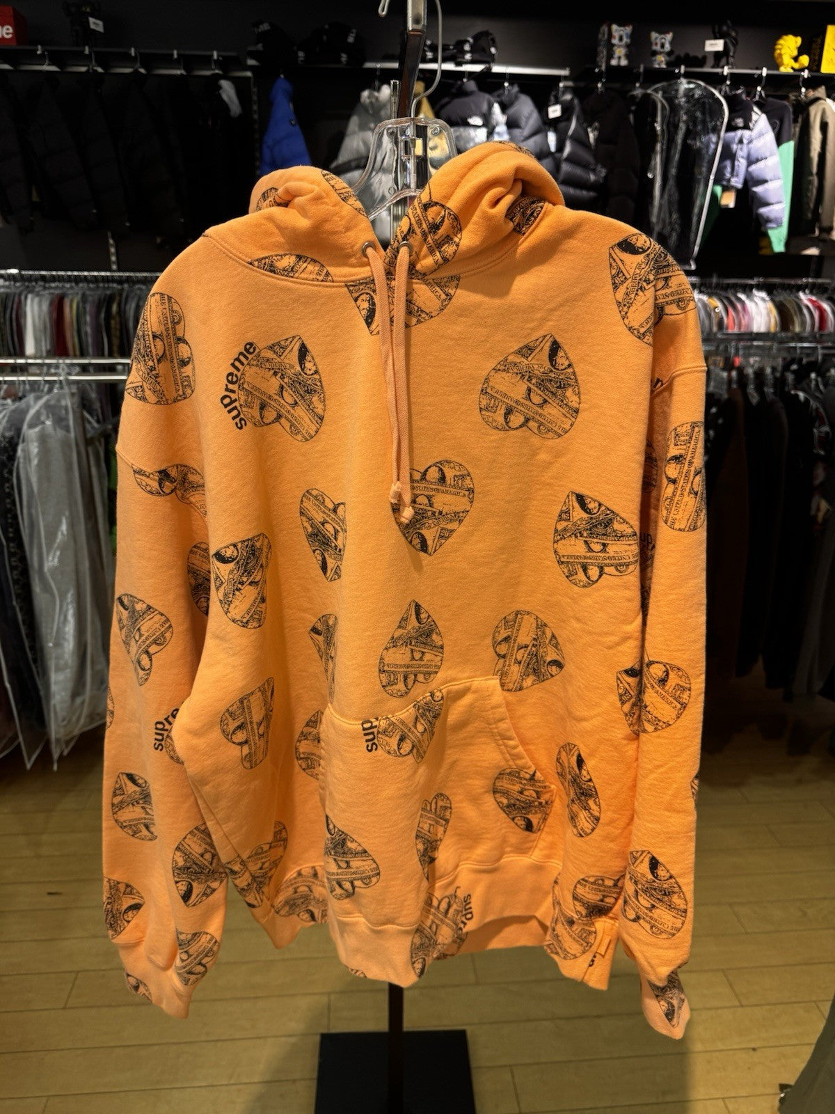 Supreme Love Cash Sweatshirt Peach Size L