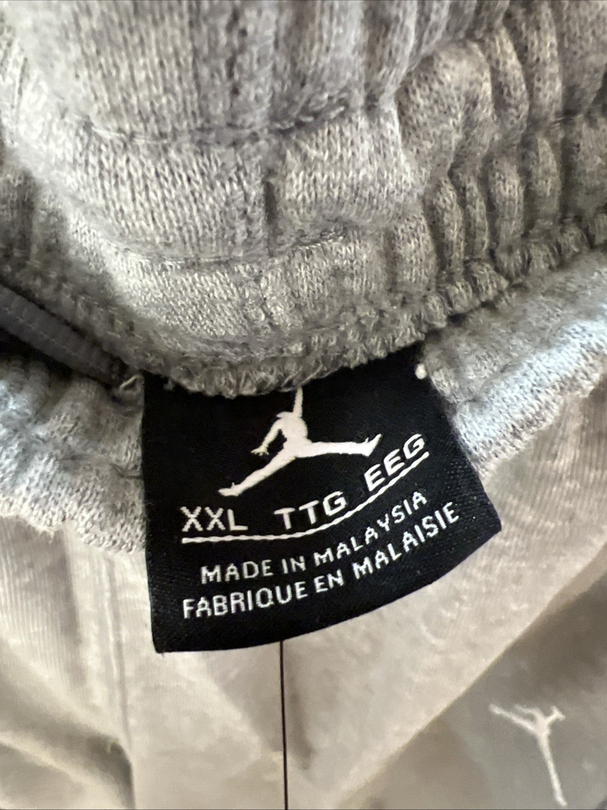 Jordan Gray Sweat Shorts Pockets Sz 2XL