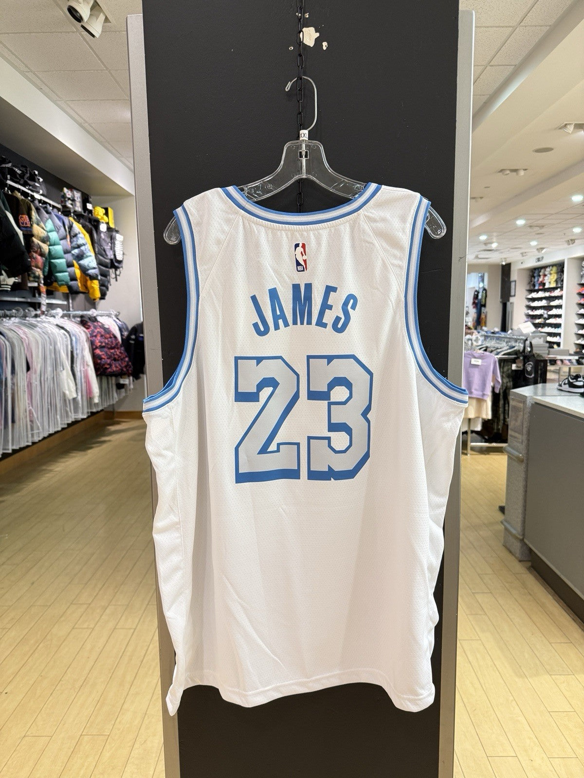 Nike Los Angeles Lakers City Edition Lebron James #23 Jersey Sz XXL