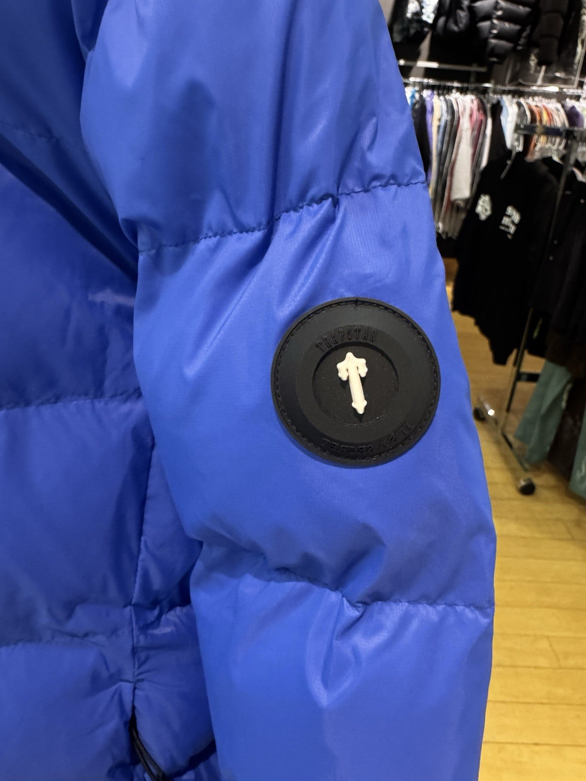 Trapstar It's A Secret Puffer Blue Size M