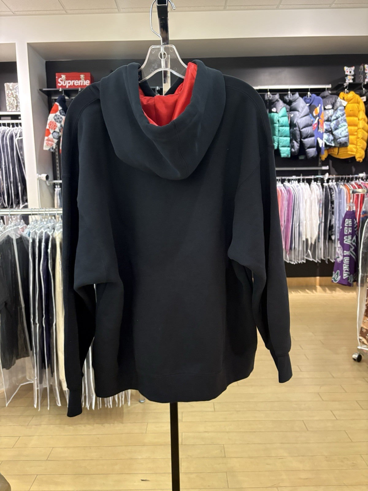 Jordan Flight Hoodie Black/Red (women’s) Sz Small