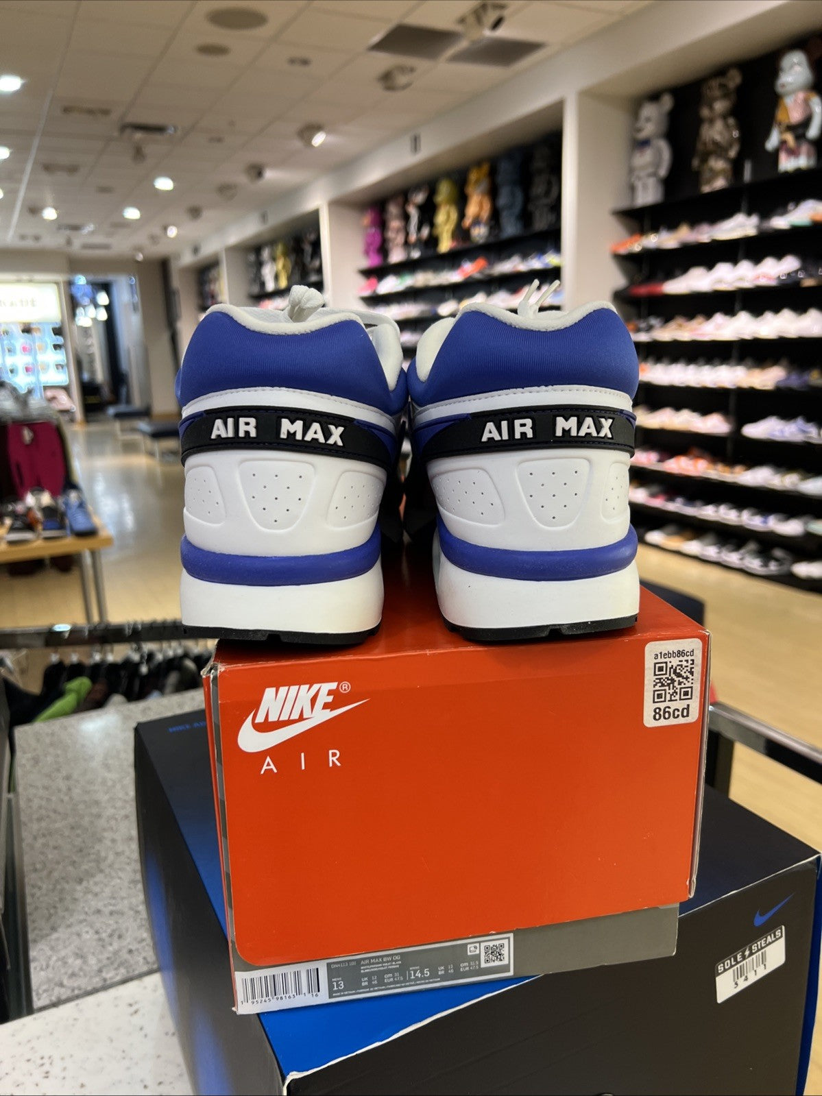 Nike Air Max BW Classic White Violet Sz 13