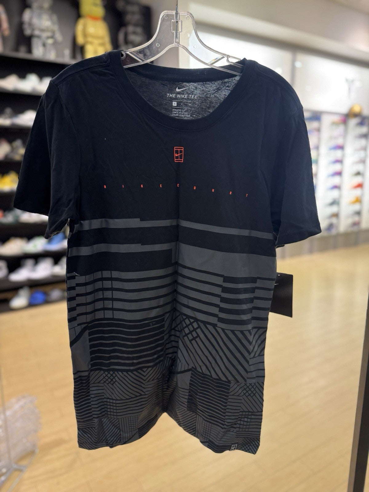 Nike Performance Tennis Court Shirt Black Size Small