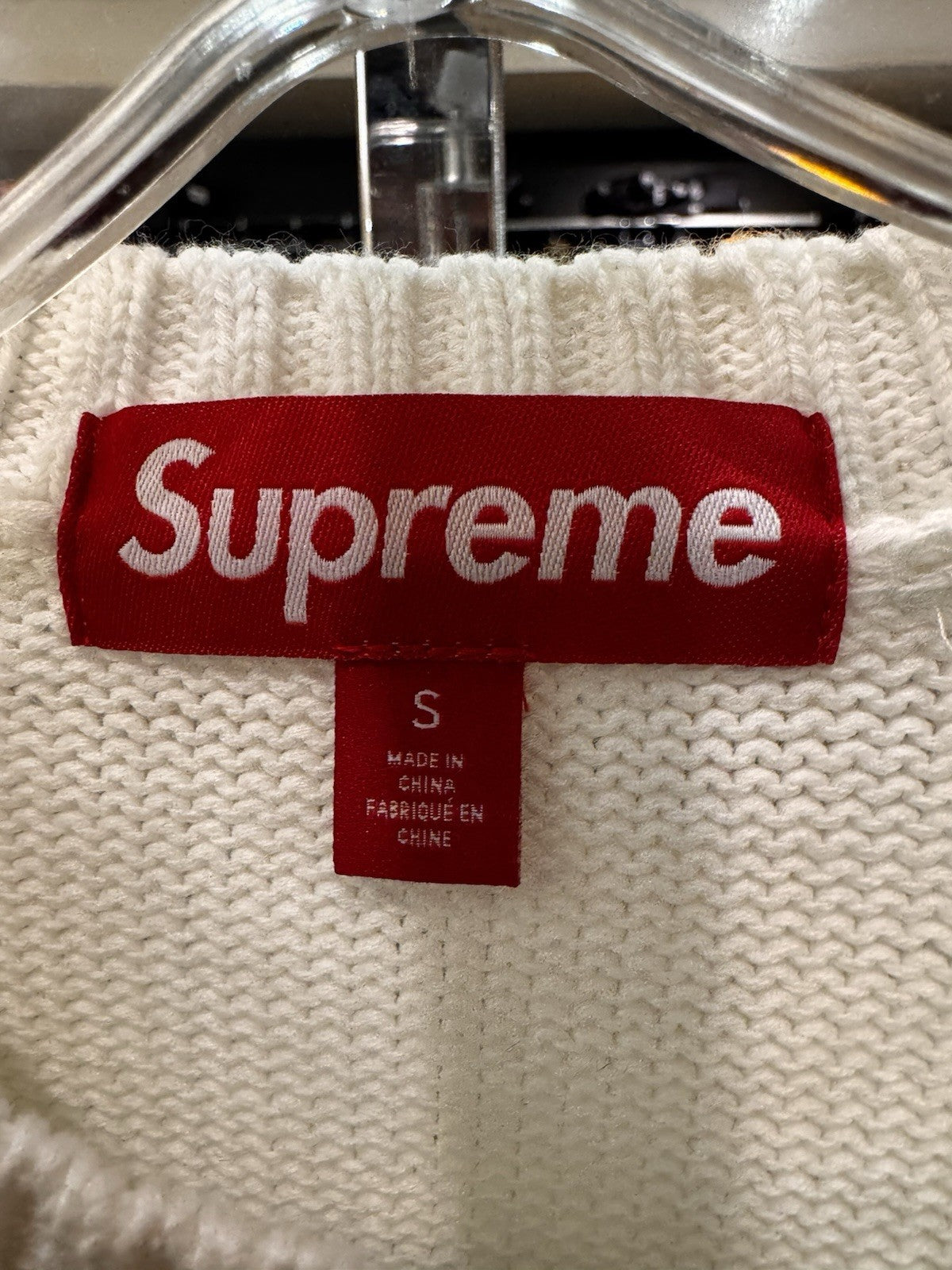 Supreme Damien Hirst Sweater White Size Small