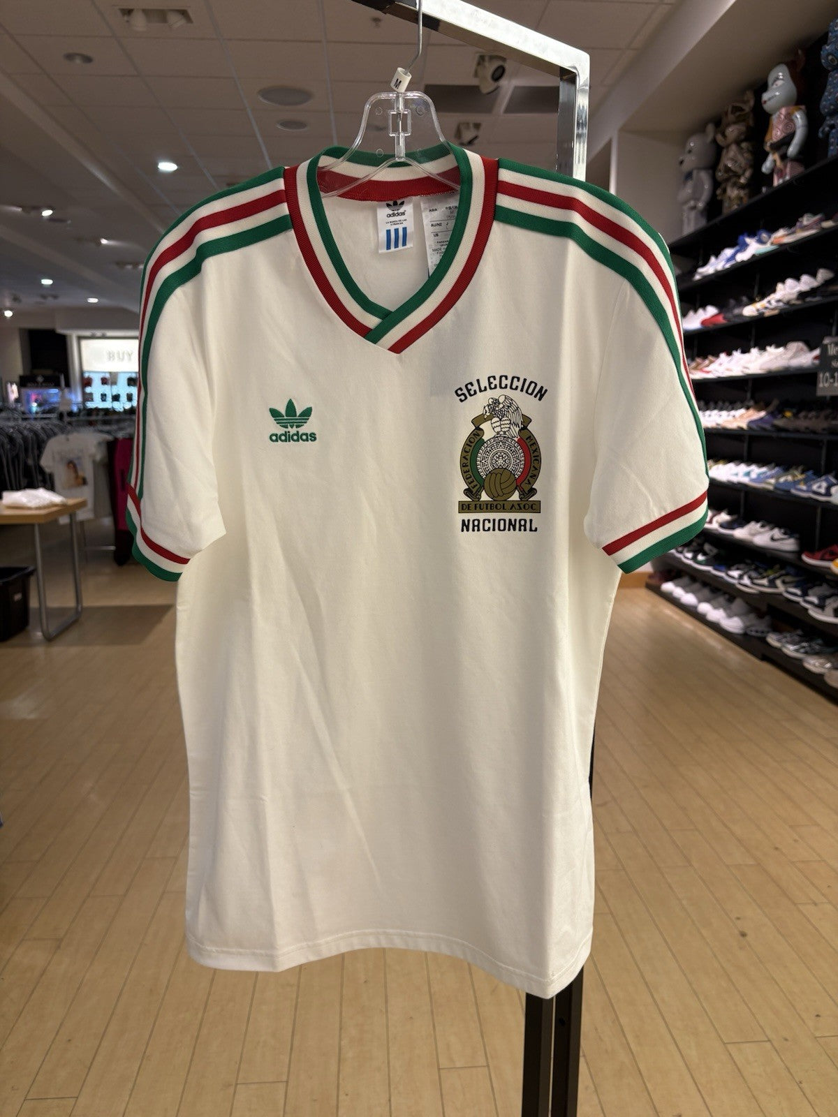 Adidas Mexico 1985 Away Jersey Could White Size M (Asia Sizing)