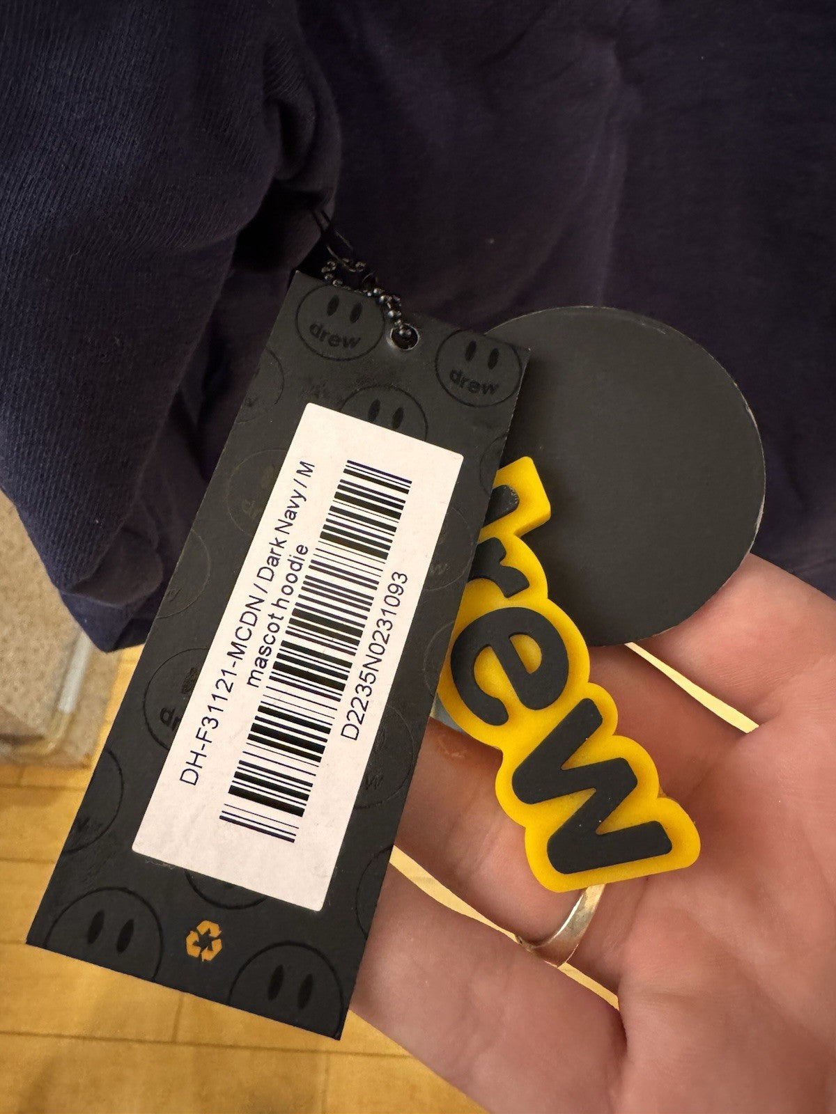 Drew House Mascot Hoodie Dark Navy Size L