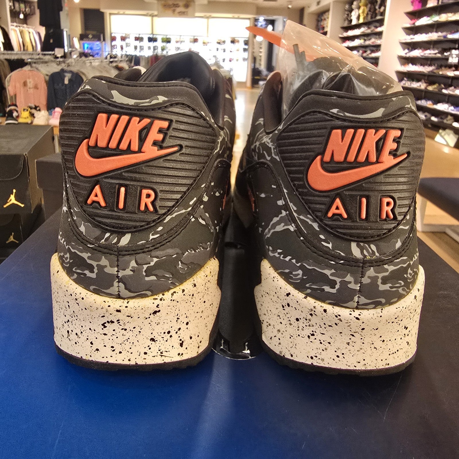 Nike Air Max 90 Atmos Black Tiger Camo SZ 12