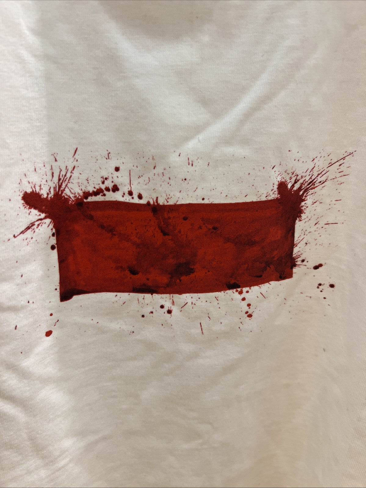 SUPREME Ralph Steadman Box Logo T-Shirt Sz S DEFECT
