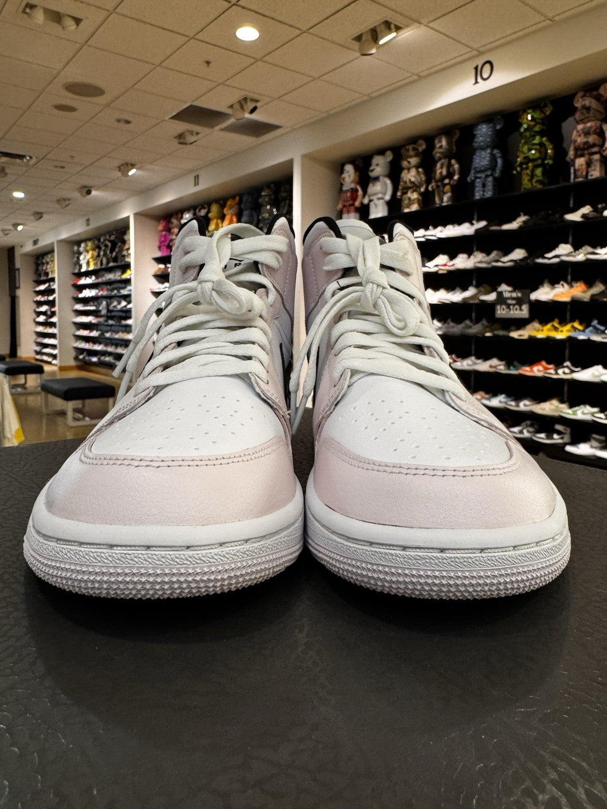 Air Jordan 1 Mid Barely Rose Womens Size 11