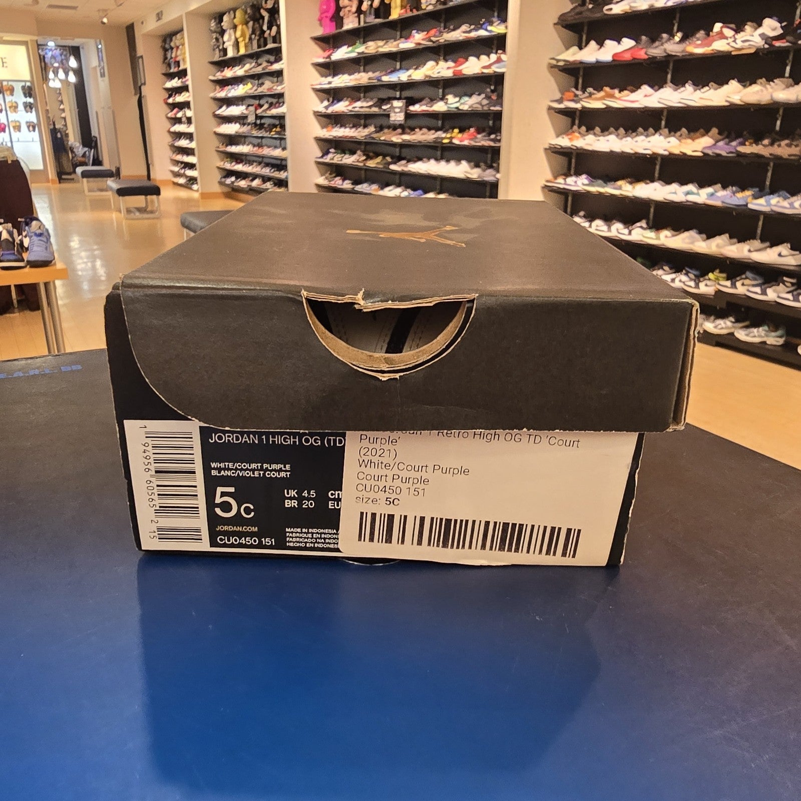 Jordan 1 High OG TD Court Purple SZ 5C