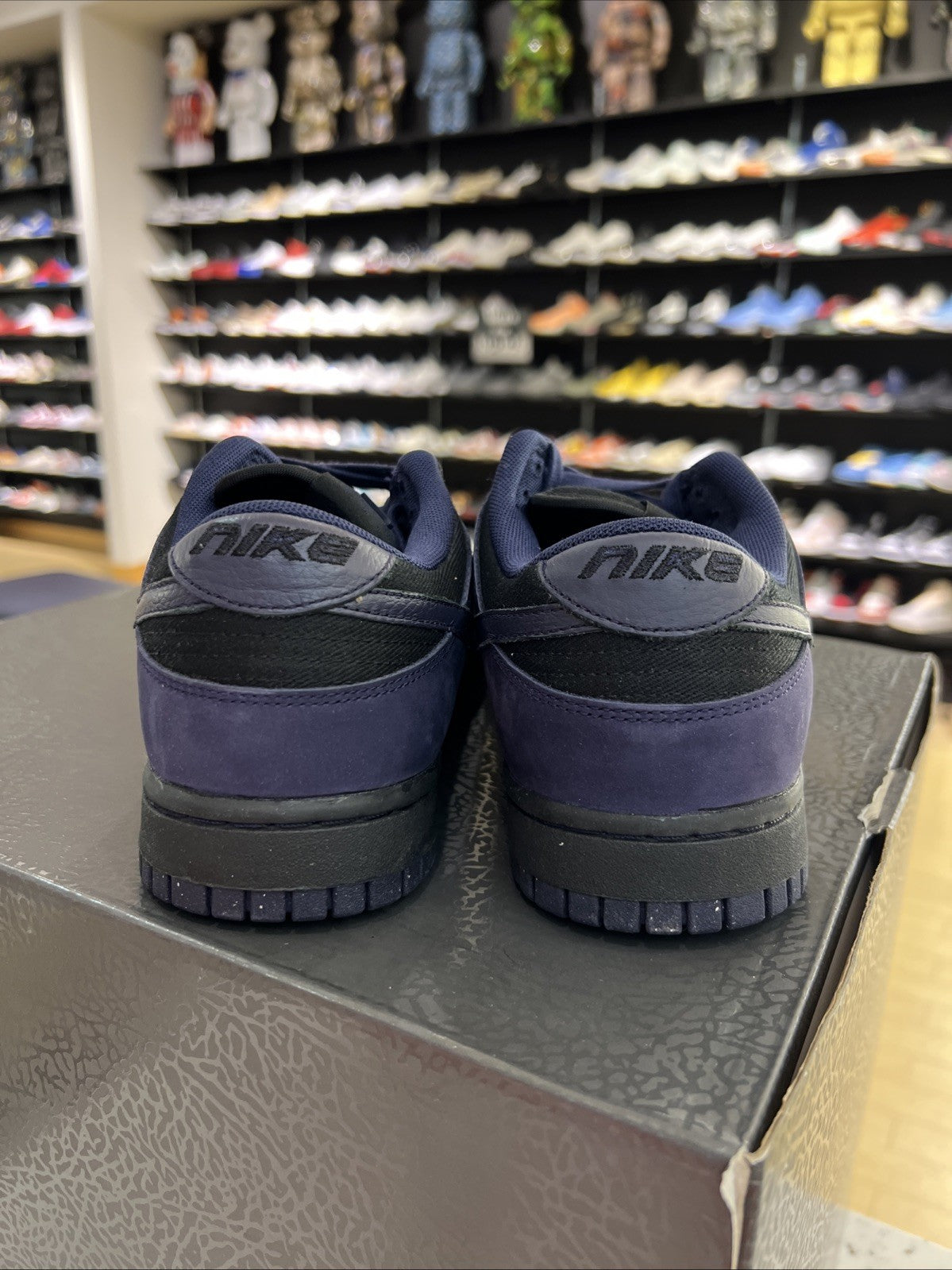 Nike Dunk Low LX Shoes "Purple Ink" Black Womens Sz 10/8.5M