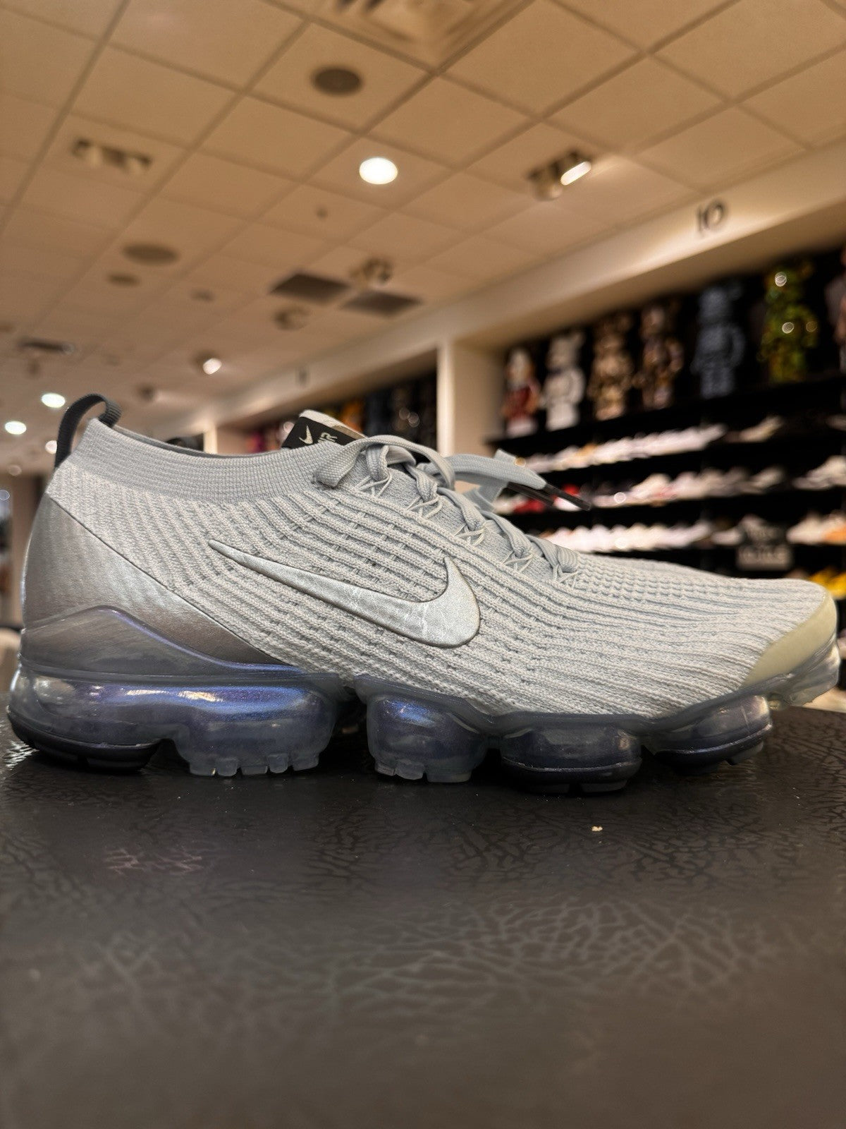 Nike Air VaporMax Flyknit 3 Reflective Silver  NO LID Women's Size 12/10.5M