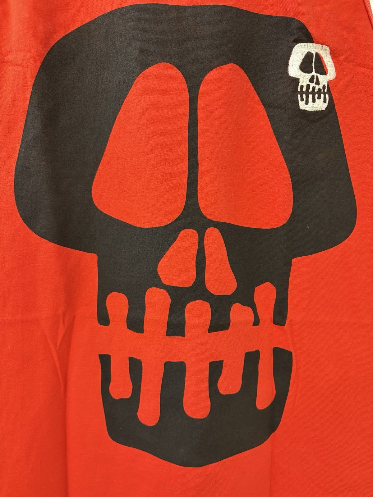 Stussy Jumbo Skull Tank Top 'Red' Size Small